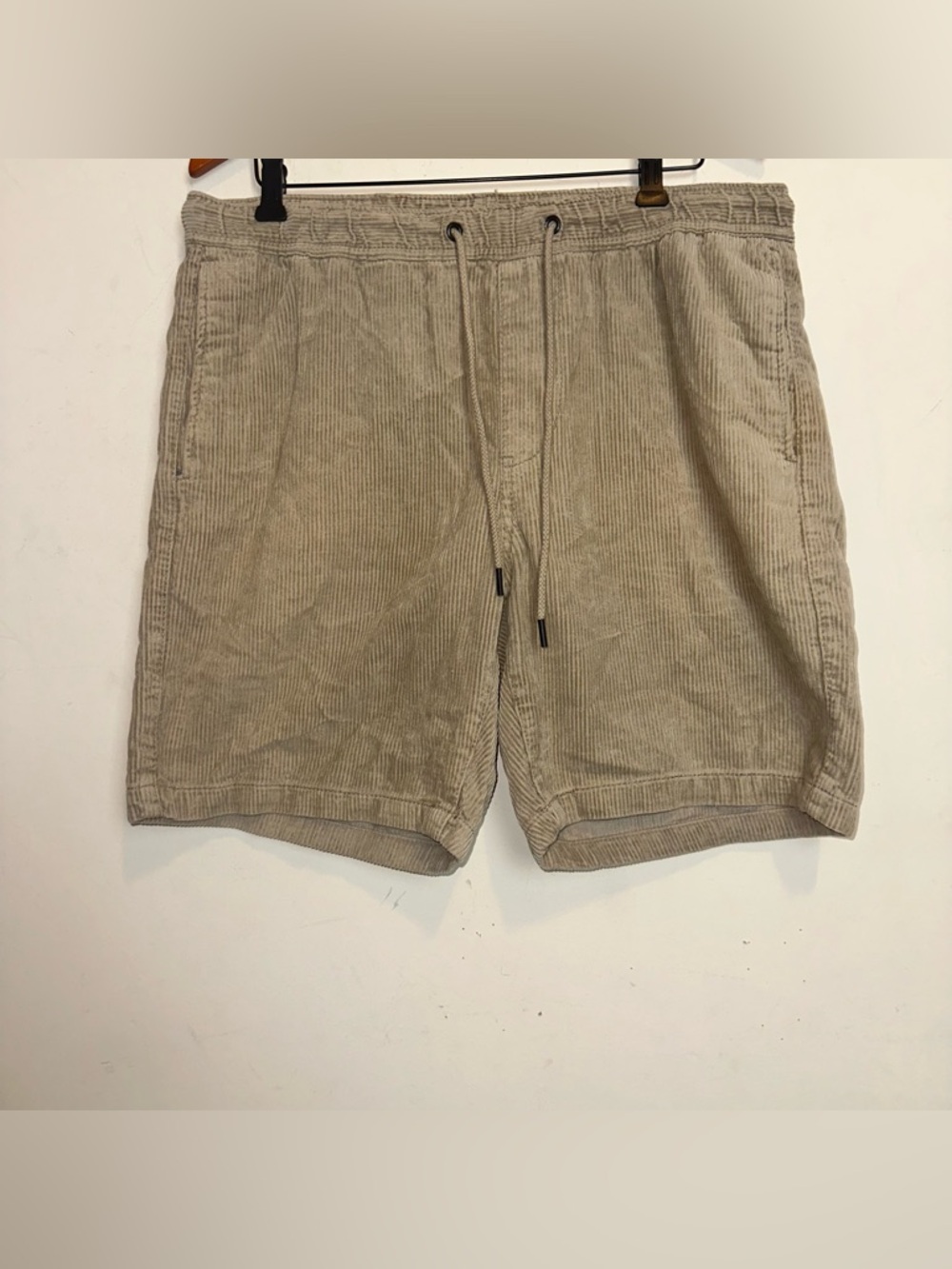 UNIONBAY Archie Shorts Pull On Men’s Large Khaki Drawstring Hiking Outdoors Y2K